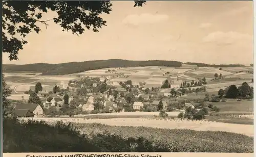 Hinterhermsdorf v. 1960  Total-Dorf-Ansicht  (42816)