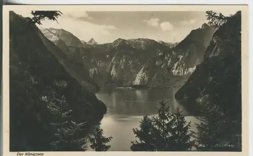 Berchtesgadener Land v. 1931  Der Königssee (42951)