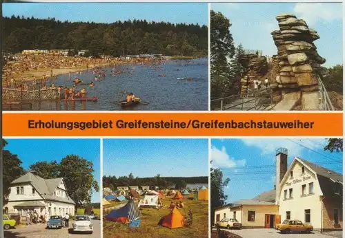 Ehrenfriedersdorf v. 1990  Greifensteine / Greifenbachstauweiher  (43023)