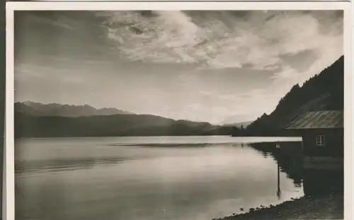 Urfeld am Walchensee v. 1976  Fischerhütte am See beim Hotel Fischer  (43109)