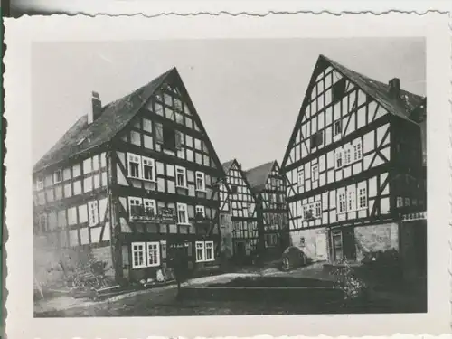 Laasphe v. 1947  Dorfansicht mit Gasthof   (43201)