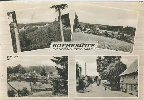 Rotheshütte v. 1965  4 Dorfansichten  (43960)