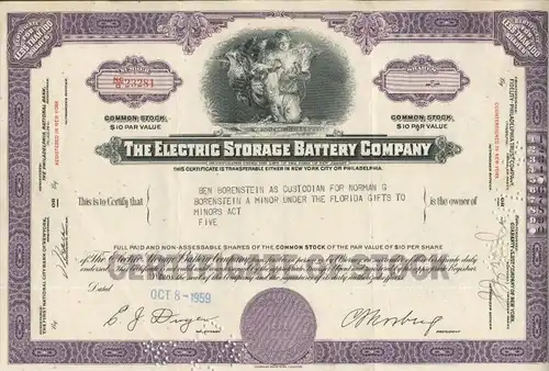The Electric Storage Battery Company  (44028)