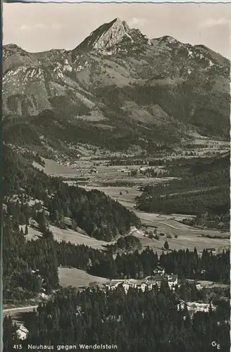 Neuhaus gegen Wendelstein v. 1954  Dorfansicht  (44258)
