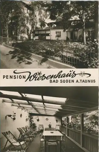Bad Soden v. 1965  Pension "Wiesenhaus",Bes. K.Pieschel  (44309)