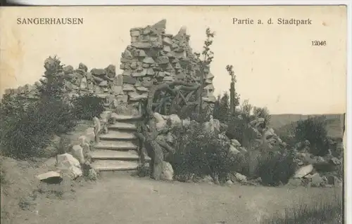 Sangerhausen v. 1906  Partie a. d. Stadtpark  (44853)