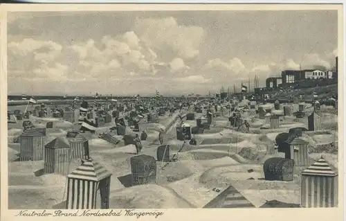Nordseebad Wangeooge v. 1934  Neutraler Strand mit Gasthof  (44859)
