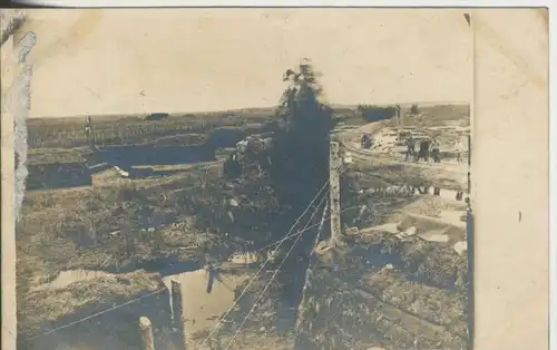 Verdun v. 1917  Bahnlinie,Unterkunft,Soldatenfriedhof (44904)