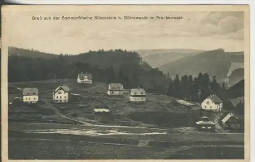 Gruss aus  Silberstein b. Dürenwald v.1927 Teil-Dorf-Ansicht (747-N)