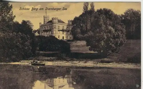 Starnberg v.1909 See & Schloß Berg (939-N)
