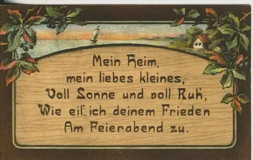 Lengerich v. 1916  Mein Heim,mein liebes kleines (45488)