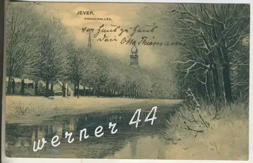 Jever v. 1908  Die Prinzenallee  (1322)