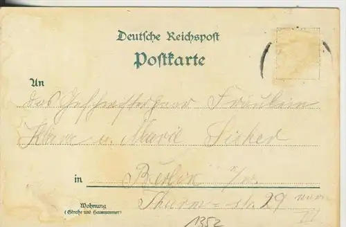 Gruss aus Berlin v. 1904  Cafe Monopol,Bahnhof Friedrichstrasse,Passage (1352)