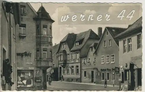 Leutershausen v. 1968  Textilgeschäft,Post,Gasthof,Zigarrengeschäft  (2916)