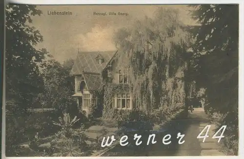 Liebenstein v. 1917  Herzogl. Villa Georg  (2936)