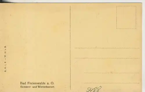 Bad Freienwalde a. Oder v. 1932  Total-Stadt-Ansicht  (5488)