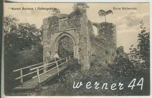 Berneck v. 1911  Die Ruine Wallenrode  (5542)