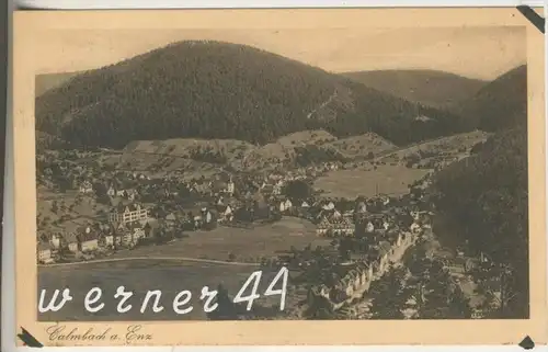 Calmbach a. Enz v.1924 Dorfansicht (5602)