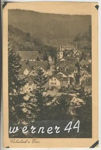 Calmbach a. Enz v.1924 Teil-Dorfansicht (5603)