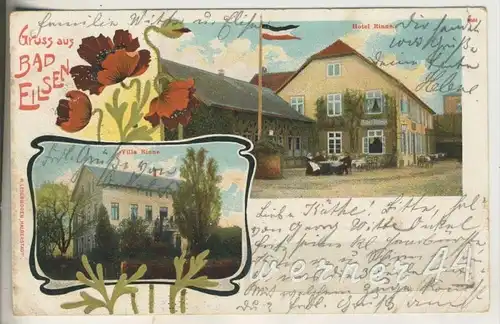Gruss aus Bad Eilsen v.1901 Villa und Hotel Rinne  (5681)