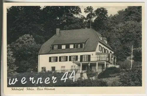 Rhöndorf von 1958 Haus Adenauer (21381)