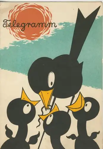 Telegramm der DDR v. 1967  Vogelnest  (51114)