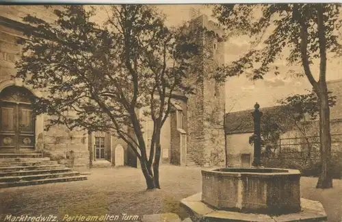 Marktredwitz v. 1910  Partie am, alten Brunnen  (52152)