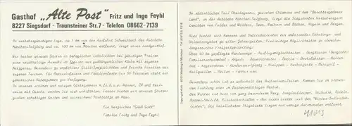 Siegsdorf v. 1972  Gasthof "Alte Post"  (41013)