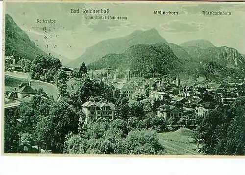 Bad Reichenhall v.1931 Teil-Stadt-Ansicht (18388)