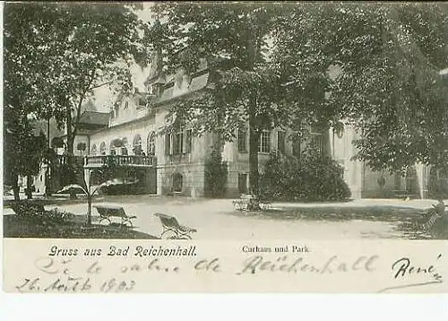 G. a. Bad Reichenhall v.1903 Curhaus & Park.(18389)