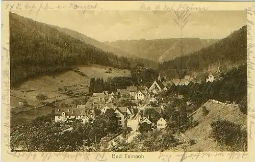 Bad Teinach v.1925 Dorfansicht (18543)