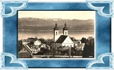 Tutzing v.1943 Dorf & Kirche (12523)