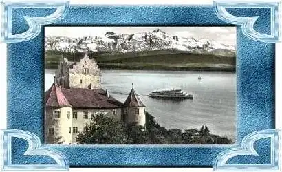 Meersburg v.1959 Schloss & Berge (13454)