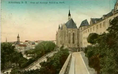 Altenburg v.1926 Schloß & Teil-Stadt (19258)