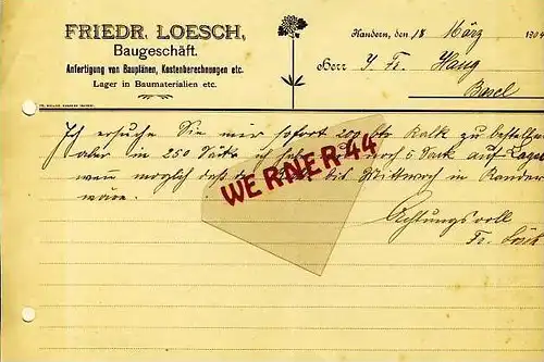 Kandern v. 1904 Friedrich Loesch - Bau (34348-46)