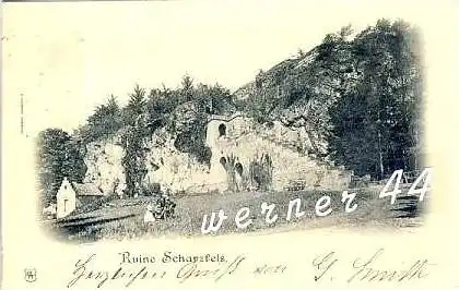 Bad Lauterberg v. 1901  Ruine Schwarzfels  (27135)