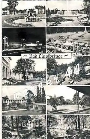 Bad Lippspringe v. 1959  10 Stadt Ansichten  (27143)