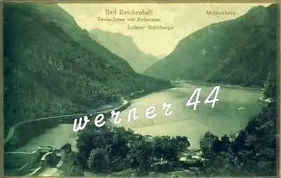 Bad Reichenhall v. 1915  Reiteralm & Loferer Steinberg & See -- mit GOLDRAND   (27193)