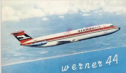 Germanair v. 1970 --  siehe Foto !!   (32099-28)