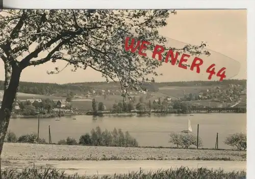 Dippoldswalde v. 1963  Talsperre Malter und Dorfansicht  --  siehe Foto !!   (28613)