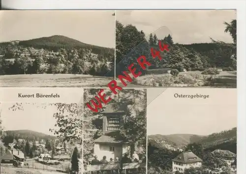 Bärenfels v. 1964  5 Dorfansichten  --  siehe Foto !!   (28618)
