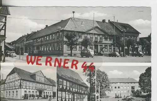 Seesen v. 1963  Gasthaus Goldener Löwe,Alte Schreibschule,Staatsbank  --  siehe  Foto !!   (28842)