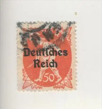 Bayern v. 1920  Abschied mit Audruck "Deutsches Reich"  -  50 Pfennig   (211)