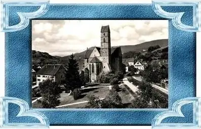 Alpirsbach v.1959 Dorf & Klosterkirche (17437)