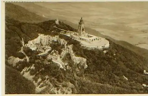 Kyffhäuser v.1934 Denkmal--Luftaufnahme (17504)