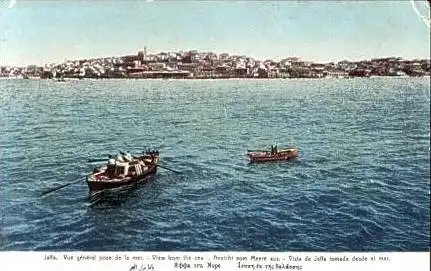 Jaffa v.1914 Stadtansicht vom Meeer (16302)