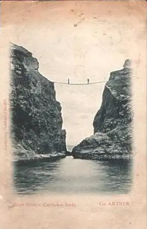 Rope Bridge,- Carrick-a-Rede v.1905 (16368)