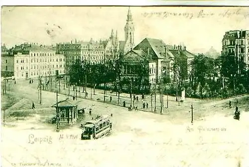 Leipzig v.1901 Am Fleischerplatz (21055)