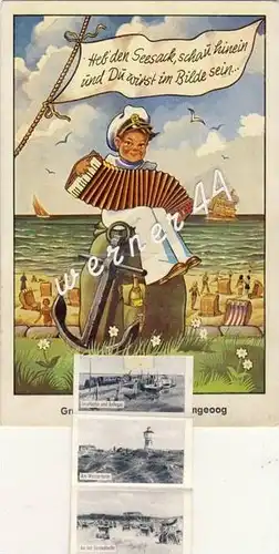 G. a. Langeoog v.1952 Rucksack-AK (2831)