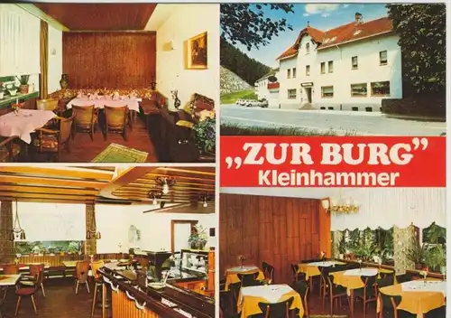 Werdohl-Kleinhammer v. 1974  Hotel & Pension "Zur Burg" - Werbekarte (45207)